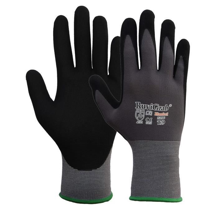 Gants De Jardinage CAT - Modèle 017416 - Nylon Avec Revêtement En Nitrile - Neuf Avec étiquettes