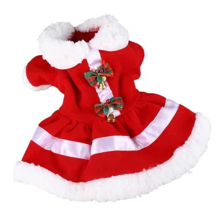 SURENHAP robe de No l pour chiot Robe de no l pour chien collier