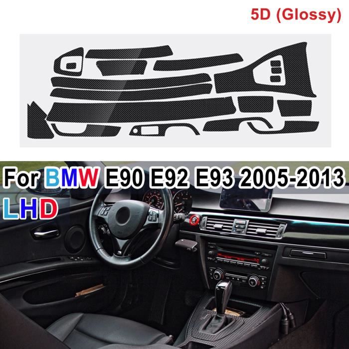 Autocollant Volant Fibre Carbone Pour Audi - Style Ligne Rouge - A3, A4, A6, A8, Q5, Q7