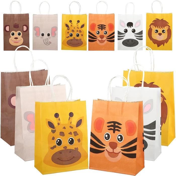 Lot De 18 Sacs Cadeau à Colorier – Sacs En Tissu Non Tissé Avec 15 Crayons Empilables 7 Couleurs, Activité Créative Pour Anniversaire Enfant
