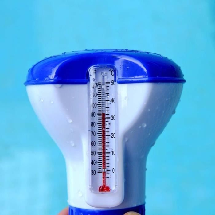 Floateur Distributeur De Chlore Pour Piscine - Réglable, Durable ABS - Pour Comprimés 1 Ou 3 Pouces - 7