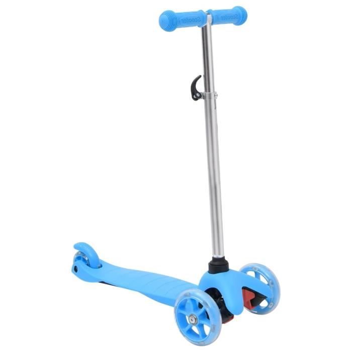 POR Trottinette à 2 roues avec guidon réglable Rouge - 7469 - Achat