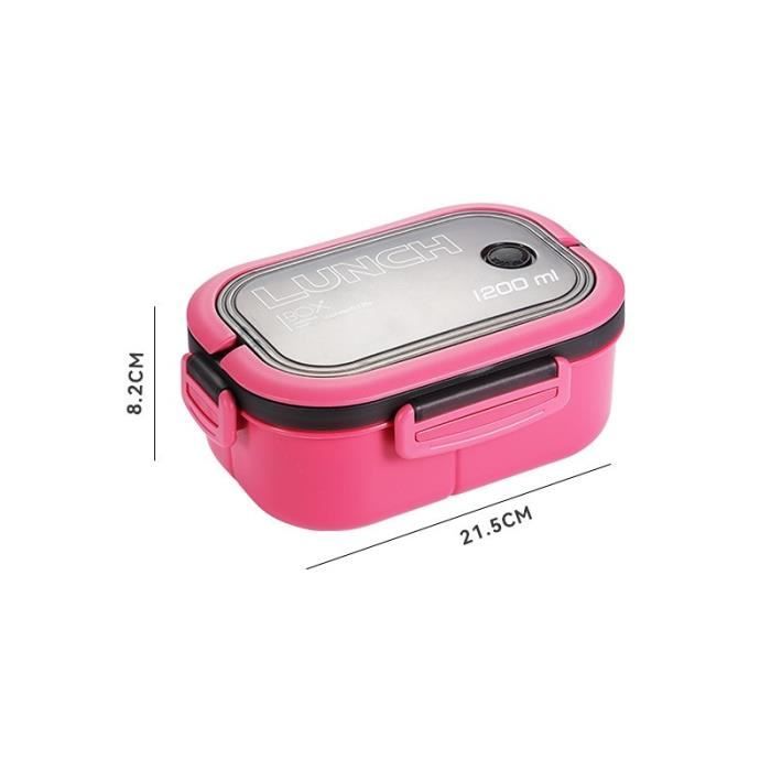 Lancoon Boîte à Déjeuner en silicone,Anti-fuite,Pliable pour la Préparation des Repas,Sans BPA,Micro-ondes et Congélateur,800 ml,KL05 Bleu