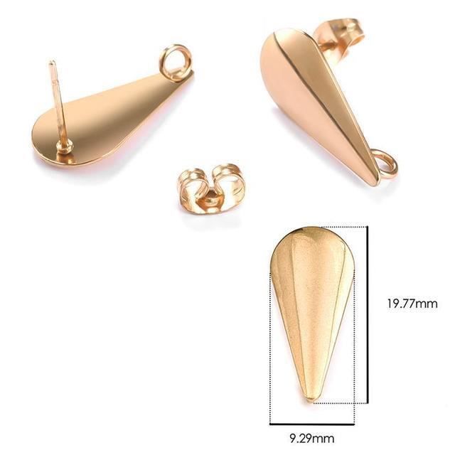 1 Paire De Nouvelles Boucles D'oreilles Géométriques En Acier