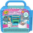 Kit vétérinaire - Crayola - Color'N'Wash - Mes Animaux à Colorier - Feutres lavables - Dès 3 ans-1