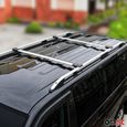 Barres de toit transversales pour Audi A4 B6 Break 2000-2004 Aluminium Gris-1