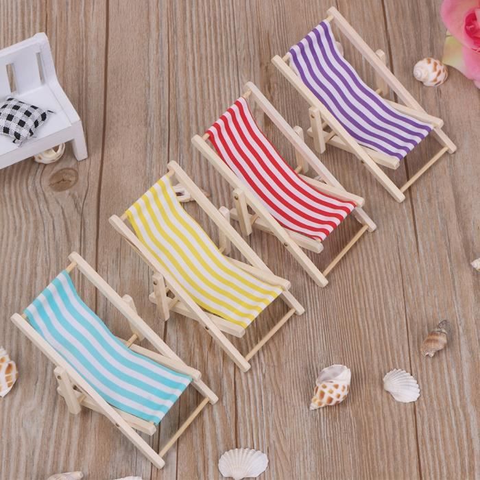 Lot De 4 Chaises Miniatures Colorées Pour Maison De Poupée – Tabourets Réalistes, Sûrs Pour Enfants, Accessoires De Décoration