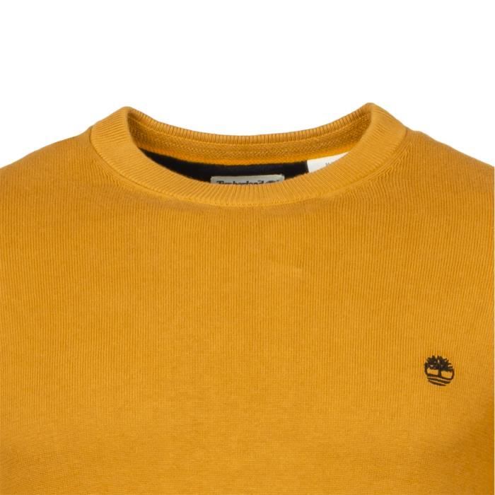 Pull Timberland Homme Col Arrondi Camel Jaune Camel Cdiscount Pret a Porter