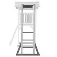 AXI Beach Tower Cadre d'escalade en bois en gris et blanc | Élément d'appoint pour Aires de Jeux-2