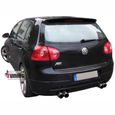 PARE-CHOCS ARRIERE DOUBLES SORTIES DUPLEX PACK GTI VOLKSWAGEN VW GOLF 5 (00630)-2