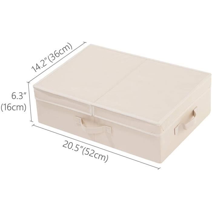 Boîte De Rangement Pliante Avec Couvercle Assorti ; Différentes