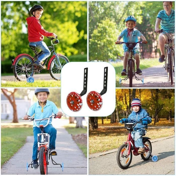 Roues de Support pour vélo d'enfant,Roues Stabilisatrices,Roulette