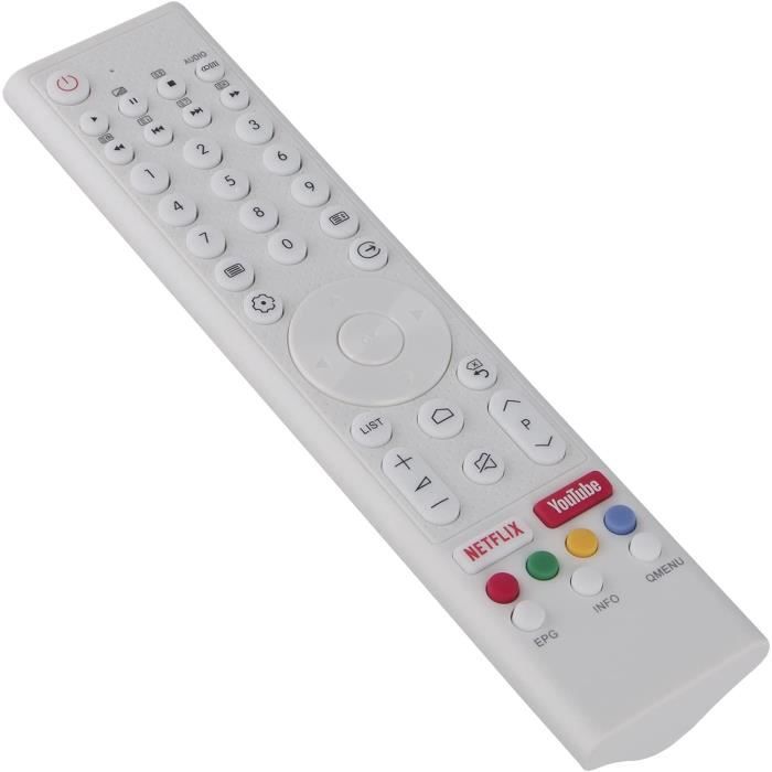 Nouveau Télécommande De Remplacement Pour Chiq Tv Remote  Controller-Blanche[x1775] - Cdiscount TV Son Photo