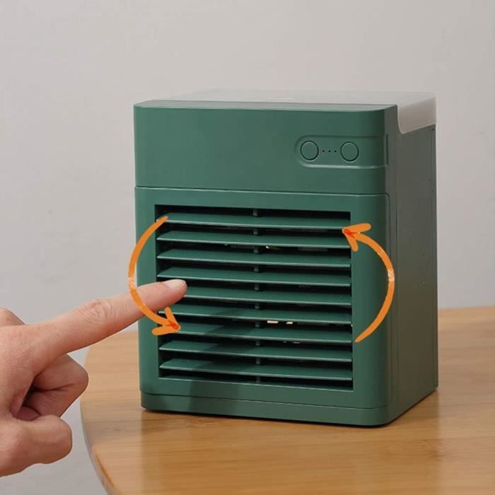 Climatiseur Portable, Mini Climatiseur Mobile Portable, Rechargeable ...
