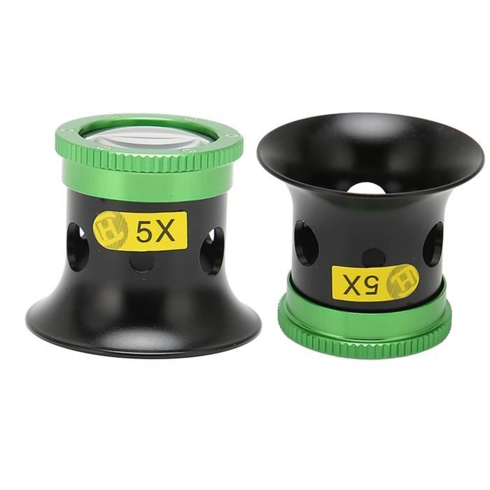 Loupe Multifonction 5/10/15/20x – Œil De Bijoutier Portable – Inspection, Réparation Montres, électronique – Lentille Optique Anti-fatigue