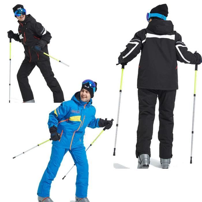 Combinaison de ski homme de Marque luxe Pantalons de ski coupe-vent  Professionnel imperméable chaude Combinaison de ski Vêtement - Cdiscount  Sport