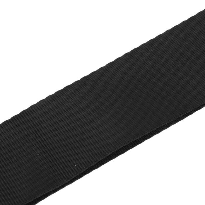 2 Sangles élastiques Noires Uxcell 3,8 X 30 Cm, Crochets Et Boucles Pour Sac à Dos, Câbles