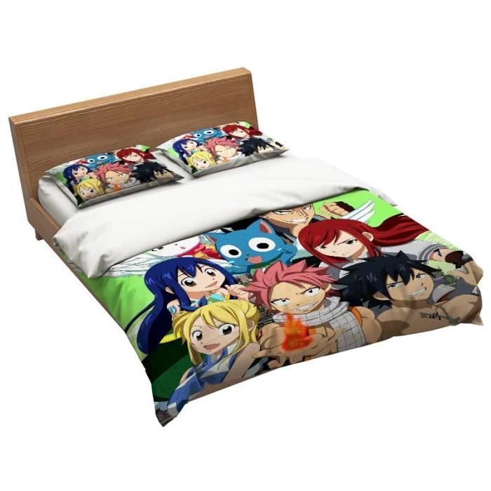Ensemble De Housse De Couette Dessin Animé 3D pour Lit Simple Double King Size, Ensembles De Literie ImpriméS Renard GarçOns Filles Chambre Ensemble,A-173x220cm
