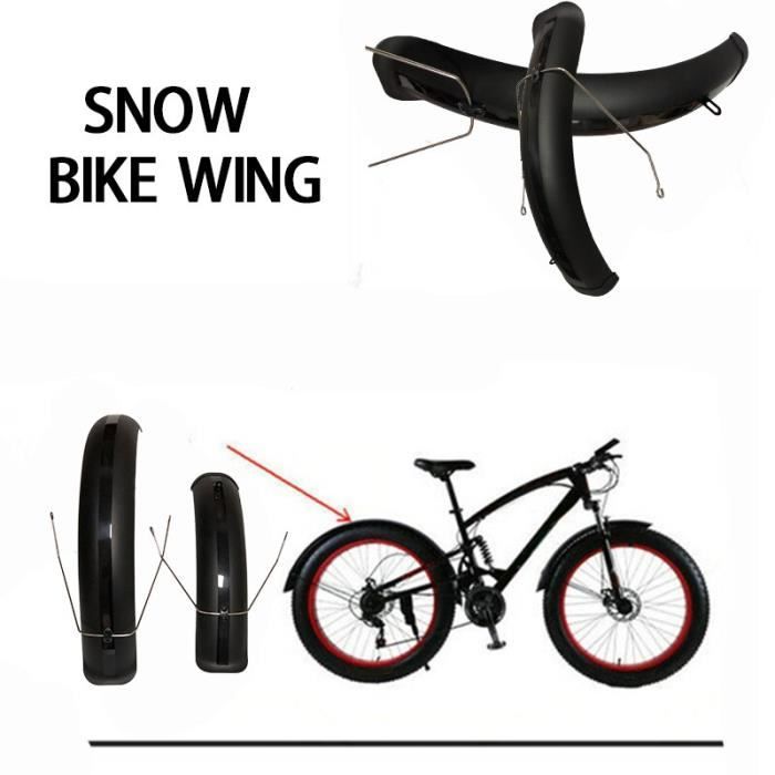 Pare Boue Garde Boue Fat Bike 20 Pouces Garde-Boue Vélo Fat Bike