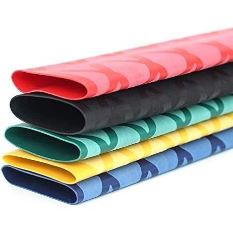 Zalati Manchon Thermorétractable Poignée Canne à Pêche & Raquettes - Silicone Antidérapant 1m