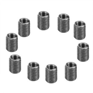 PATIKIL Lot de 5 vis réductrices M10 vers M6 de 20 mm de long - Adaptateur de filetage extérieur - Réducteur de conversion - Double filetage mâle