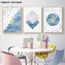 HD imprime pour chambre de bébé peinture bleu blanc géométrie Wall Art  toile image sans cadre - Achat / Vente toile HD imprime pour chambre de béb  - Cdiscount