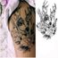 Hommes Femmes Cerf Fleur Bras Durable Tatouage Imperméable Autocollants Body Art Decal