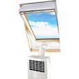 Kit calfeutrage climatiseur,Durable,Joint souple,Bonne transparence,Adapté aux climatiseurs mobiles(apts, maisons, dortoirs),2x190CM