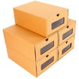 Boite A Chaussures En Papier Boite De Rangement Avec Fenetre 35