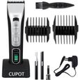 CUPOT® Tondeuse Cheveux - Hommes Electrique Tondeuse Barbe Rechargeable USB Tondeuse à Cheveux Professionnel-0