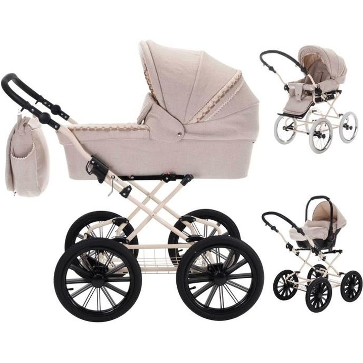 roue gonflable pour poussette