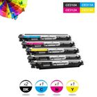 IAMS CHIEN 5x HP CE310A CE311A CE312A CE313A Compatible cartouche Toner pour HP Color LaserJet CP1025nw M175a M175nw M275 imprimante laser