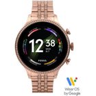 Montre Connectée Femme FOSSIL Q GEN 6 en Acier Rose 235039