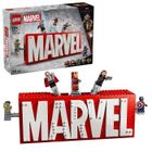 LEGO Marvel 76313 Logo MARVEL et ses super héros - Jeu de construction Avengers dès 12 ans