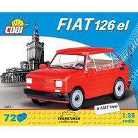 Jeux de construction - Fiat 126 P rouge - 72 pièces 1/35 Cobi
