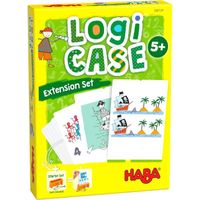 HABA - LogiCASE Extension "Pirates"- Jeu d'Énigmes qui Stimule la Réflexion Logique et la Concentration - Enfants 5 ans et +