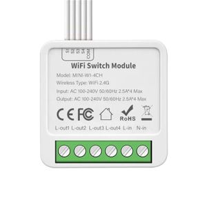 ÉMETTEUR - ACTIONNEUR  Tuya-Mini commutateur intelligent WiFi DIY,Smart H