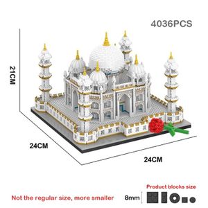 VOITURE À CONSTRUIRE Taj Mahal Mini Briques pour Enfants,Architecture d