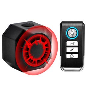 Alarme Vélo HIULLEN Rechargeable USB – Sans Fil Avec Télécommande – Neuf