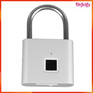 Cadenas À Empreintes Digitales-Serrure Intelligente Étanche-Chargement Usb-Haute Sécurité-Pour
