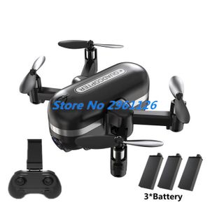DRONE Caméra 4K noire 3B 1-Drone quadrirotor télécommand