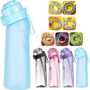 Gourde Sport 1 Litre Avec Paille - Tritan Sans BPA, Anti-fuite, Poignée - Pour Fitness, école, Randonnée