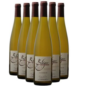 VIN BLANC Alsace Auxerrois Coeur de Cru - Blanc 2022 - Domaine Claude et Christophe Bléger - Vin Blanc d' Alsace (6x75cl) BIO