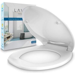 WC - TOILETTES Abattant WC Lavur ® - Fixation Acier Inoxydable - 