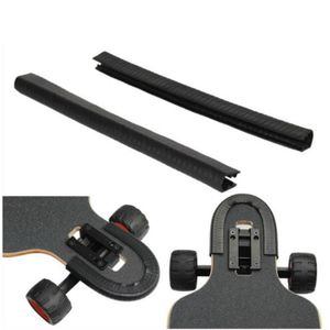Noir Homyl 2pcs Caoutchouc Longboard Planche A Roulettes Planche De Protection De Pont Nez Queue Garde