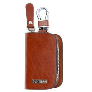 Petit Cuir de Vachette Porte-Monnaie MJ-Design-Germany Rouge