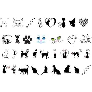 Tatouage Temporaire Chat Cdiscount