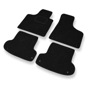 4 TAPIS SOL AUDI A3 8P 2003-2012 1.6 1.9 TDI 2.0 TDI MOQUETTE NOIR SUR MESURE