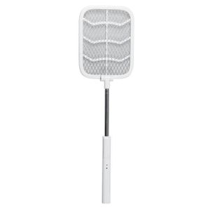 Cysincos Raquette Anti Moustique Electrique Rechargeable Tapette/à Mouches et Autres Insectes Volants Rechargeable par USB /Éclairage LED