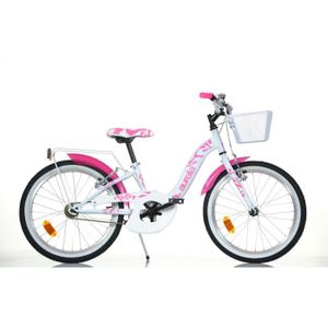 VÉLO DE VILLE - PLAGE Vélo Fille Aurelia Smarty 20 Pouces Rose - Cadre e